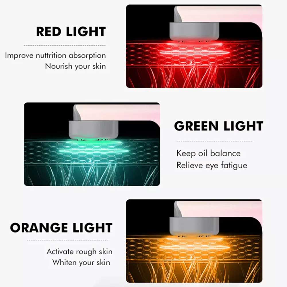 M5 4-in1 Facial Wand LED Red Light Therapy Massage for Skin Care and Anti-Aging