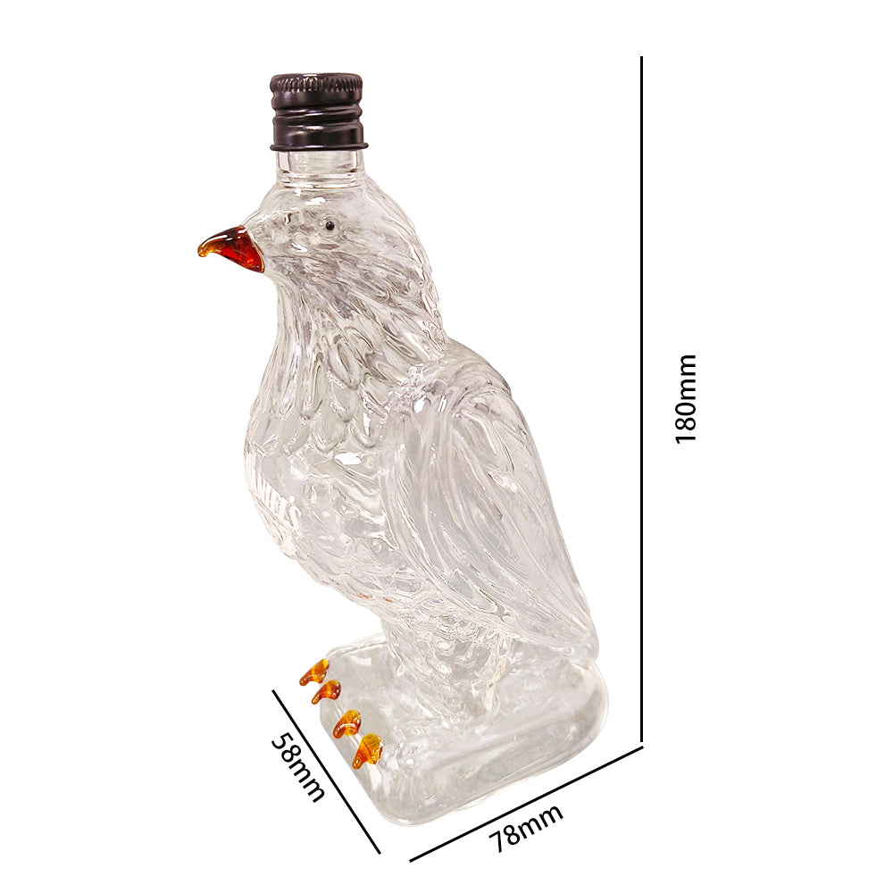 Unique Eagle Whiskey Glass Decanter Bottle Exquisite Decor Gifts for Men, Dad
