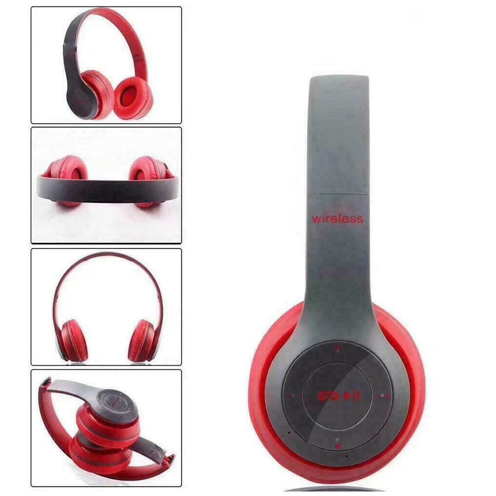 Wireless Bluetooth 5.1 Headphones with Noise Cancelling Over-Ear Earphones