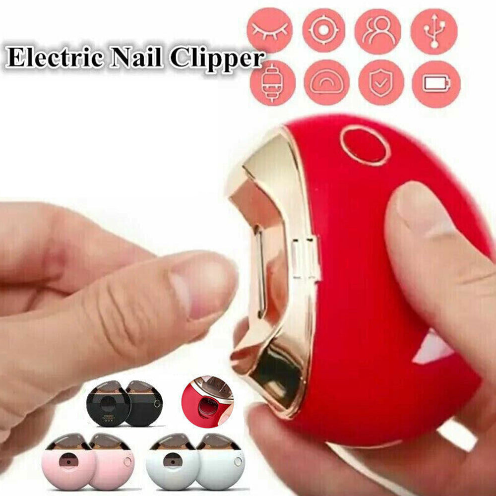 Electric Nail Clippers Automatic Nail Clipper Trimmer Cutter Manicure Tool