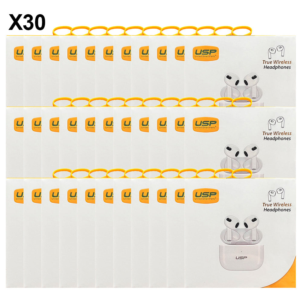 True Wireless Earphones True Wireless Earphone/Headphones White BT241 USP