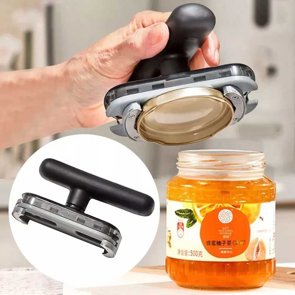 Easy-Grip Jar Opener for Seniors & Weak Hands - Effortless Lid Remover Tool for Tight Lids