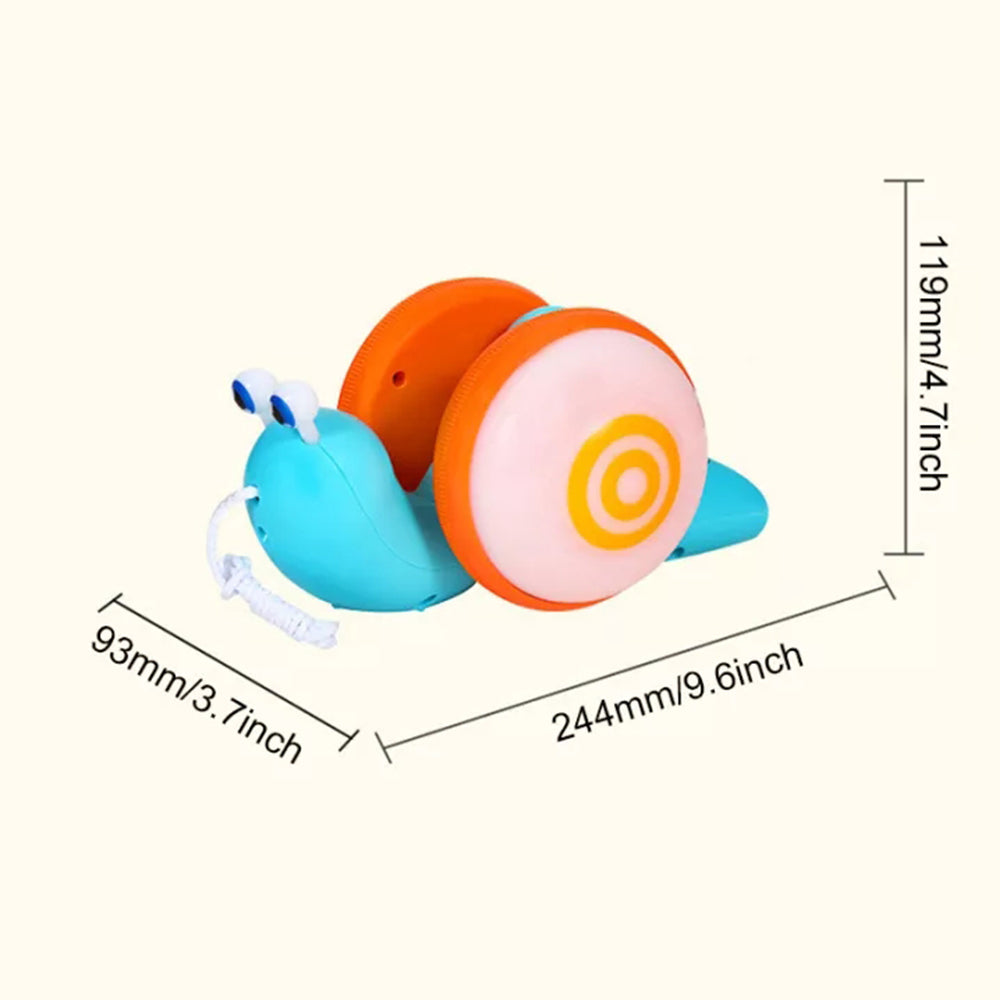 Infant Cartoon Kids Leashing Snails Machine Toy Tethered Automatic Snail Walking