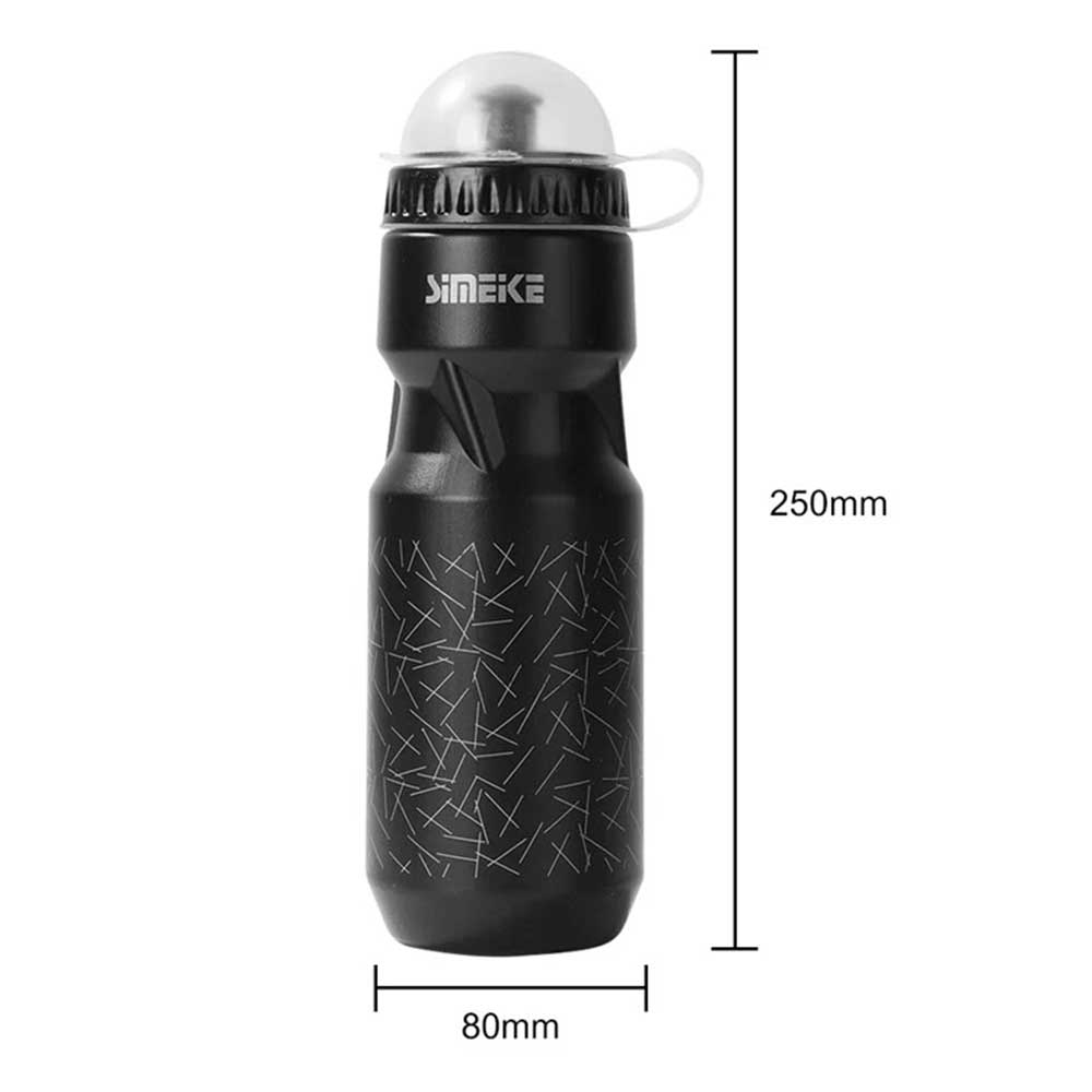 750ml Bicycle Water Bottle & Plastic Cage Holder Kit for Mountain Bike Cycling