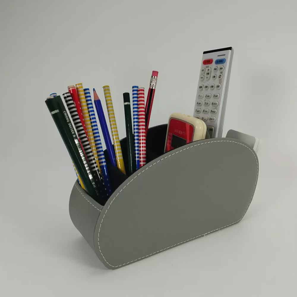 TV Remote Control Holder Table Storage Box 5 Grid Desktop Tidy Organizer Case
