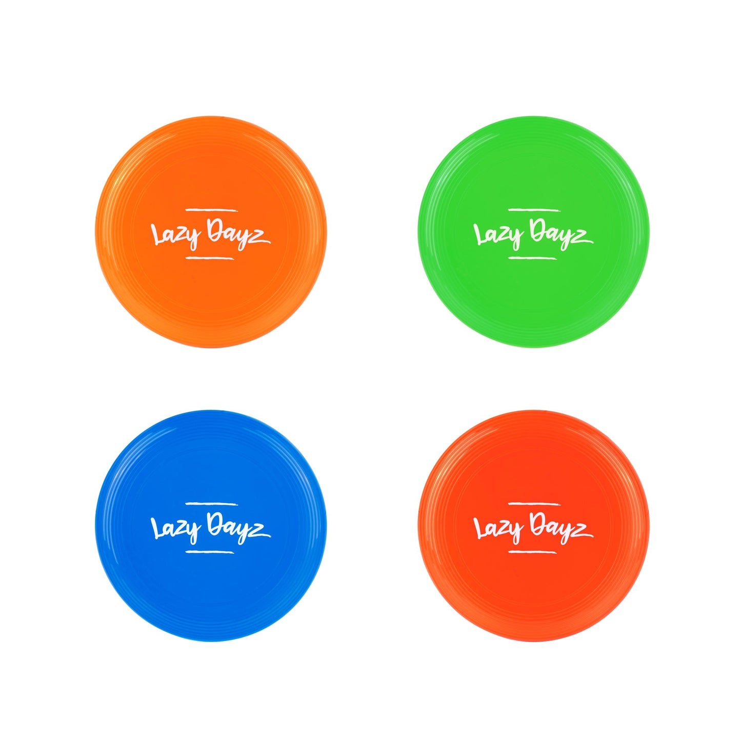28cm Lazy Dayz Jumbo Neon Beach Frisbee - Red