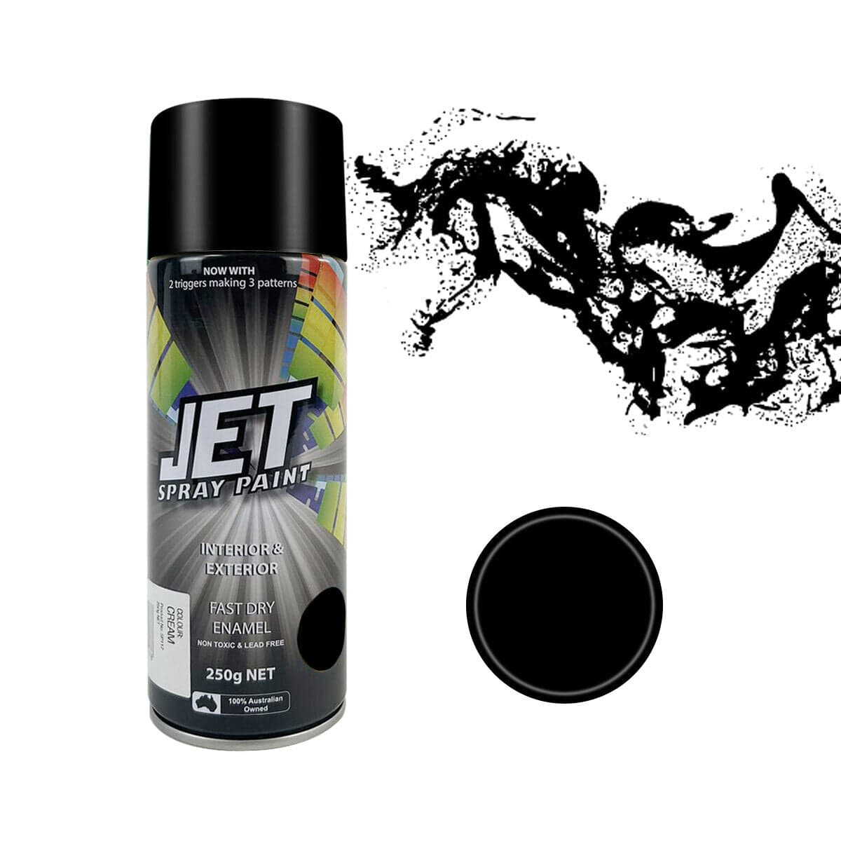 12PK 250g Spray Paint Can For Interior and Exterior 26 colours Fast Dry