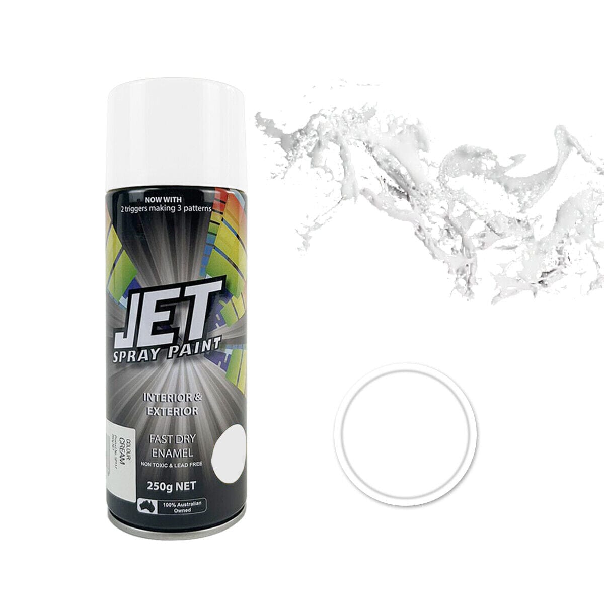 12PK 250g Spray Paint Can For Interior and Exterior 26 colours Fast Dry