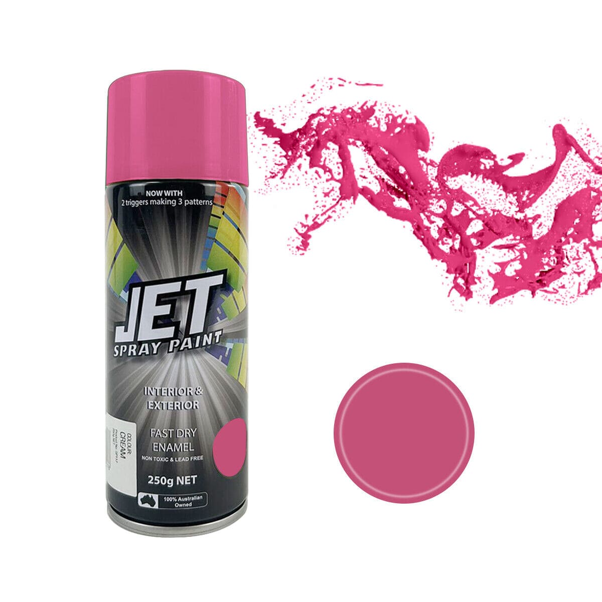 12PK 250g Spray Paint Can For Interior and Exterior 26 colours Fast Dry
