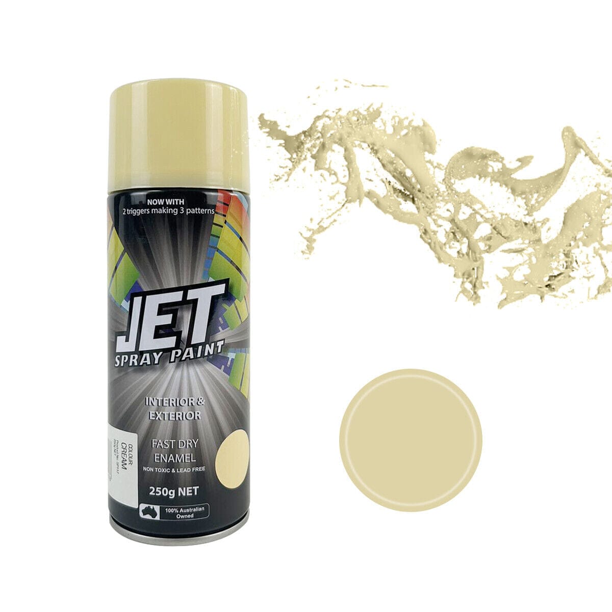 12PK 250g Spray Paint Can For Interior and Exterior 26 colours Fast Dry