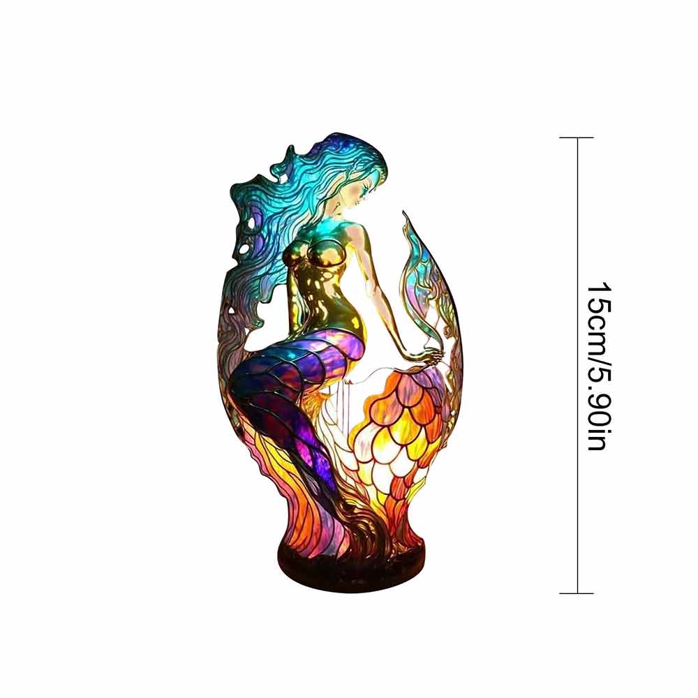 Colorful Dinosaur/Owl/Turtle/Mermaid/Unicorn/Wolf Animal Table Lamp Night Light