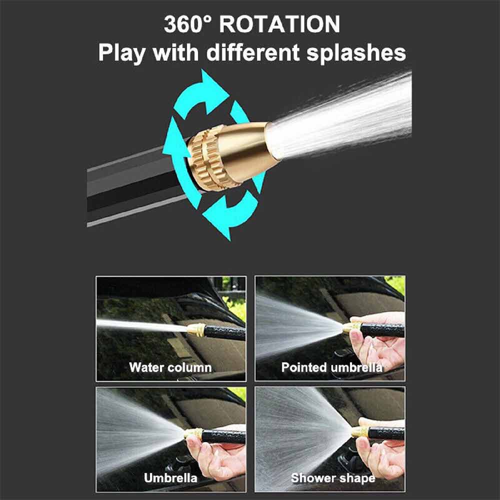 High Pressure Water Spray Gun Hose Nozzle Only Garden Pipe Lawn Car Wash