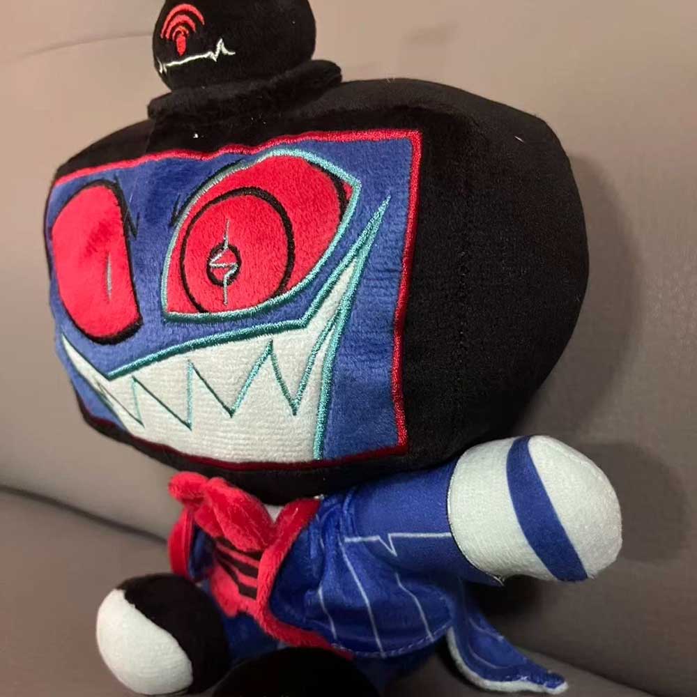 Blue Hazbin Hotel Vox Plush Toy - Character Doll Gift for Fans