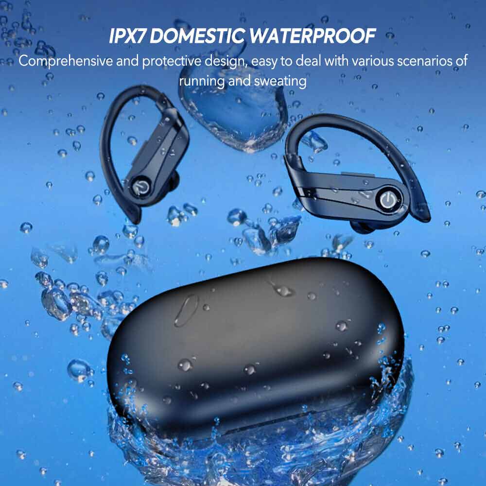 Wireless Earphones Bluetooth 5.3 Earbuds Headphones Sports Stereo Ear Hook