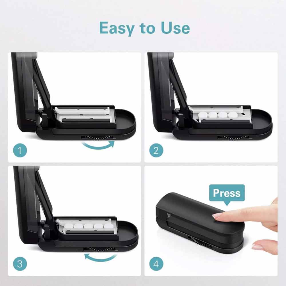 Multiple Pill Cutter for Small Pills, Adjustable Splitter Multi Tablets