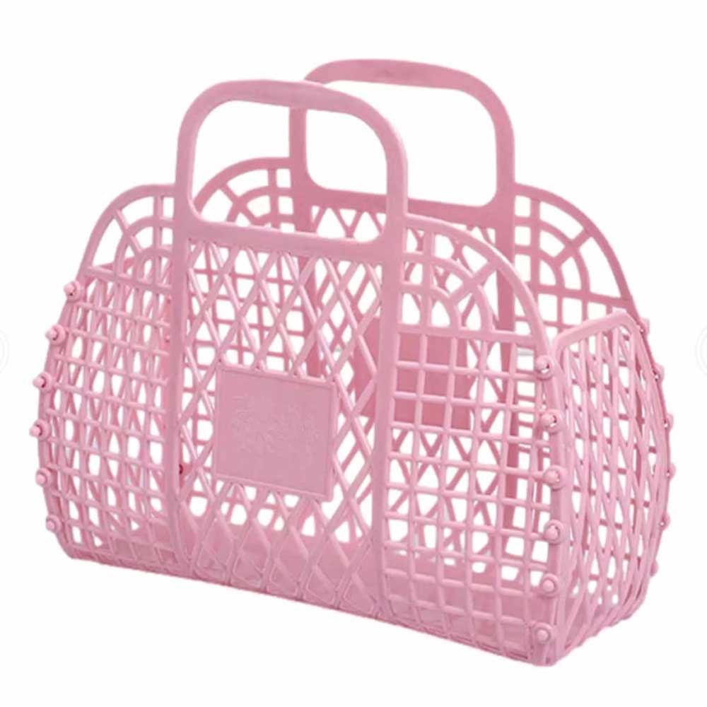 Jelly Tote Bright Jelly Bags Reusable Gift Basket Girls Beach Bag Jelly Purse