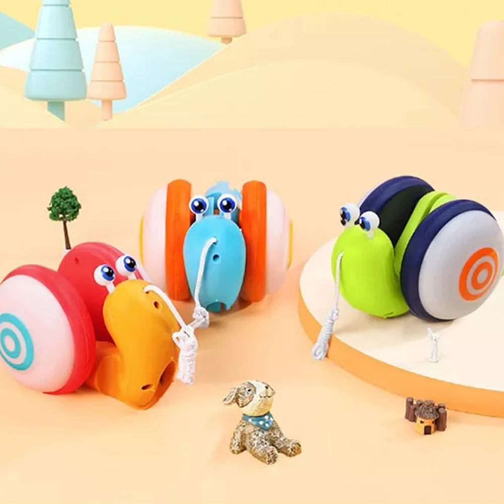 Infant Cartoon Kids Leashing Snails Machine Toy Tethered Automatic Snail Walking