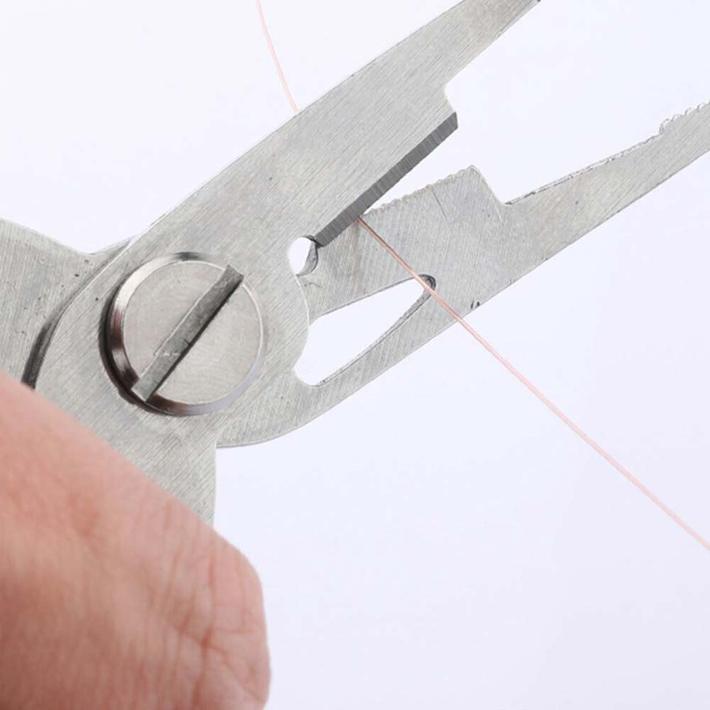 Fish Plier Fishing Remover Tool +Scissors Set Grip Trigger Lip Grabber