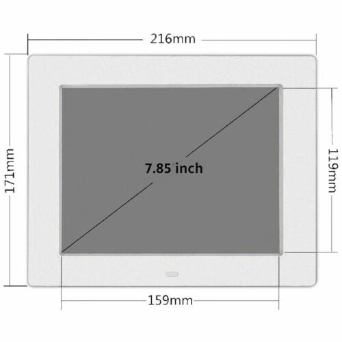 Digital Calendar 8 Inch Large Screen Display Time Date Clocks For Senior Elderly