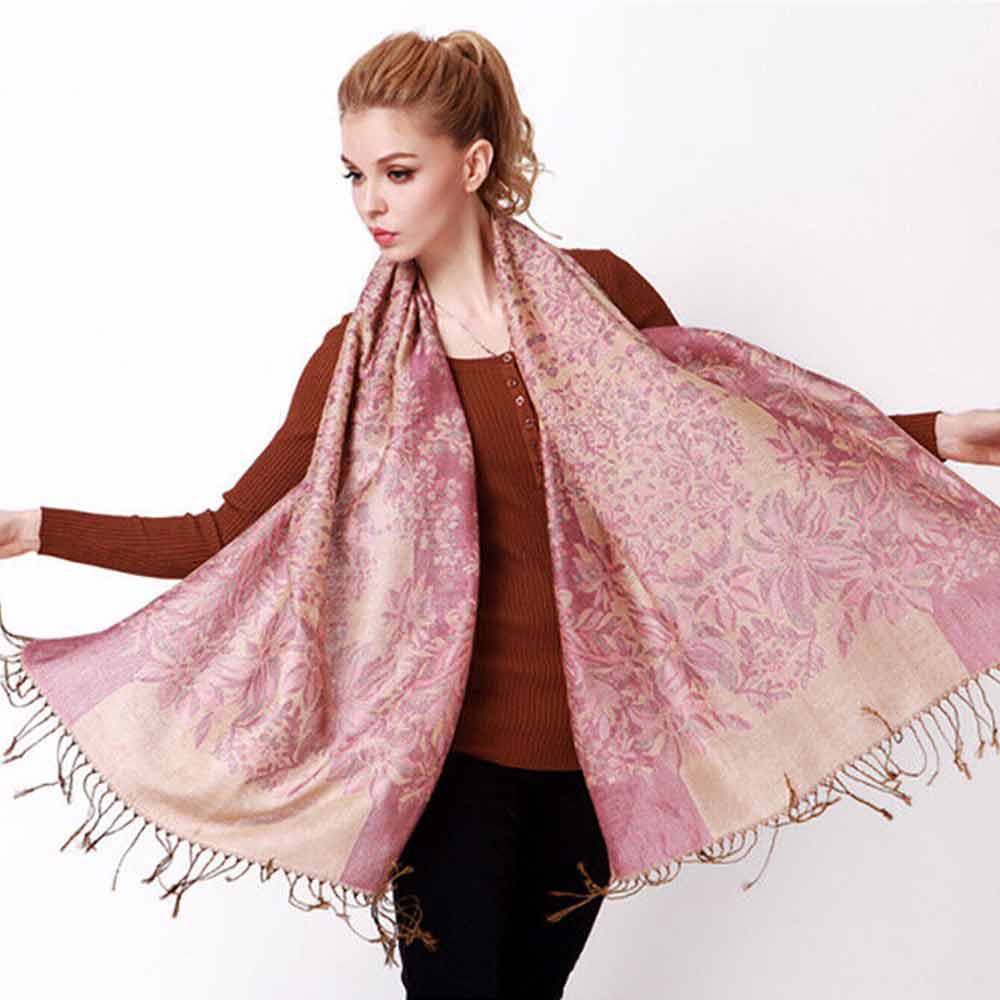 Lady Stole Winter Shawl Women Long Warm Cashmere Scarf Large Wrap Pashmina
