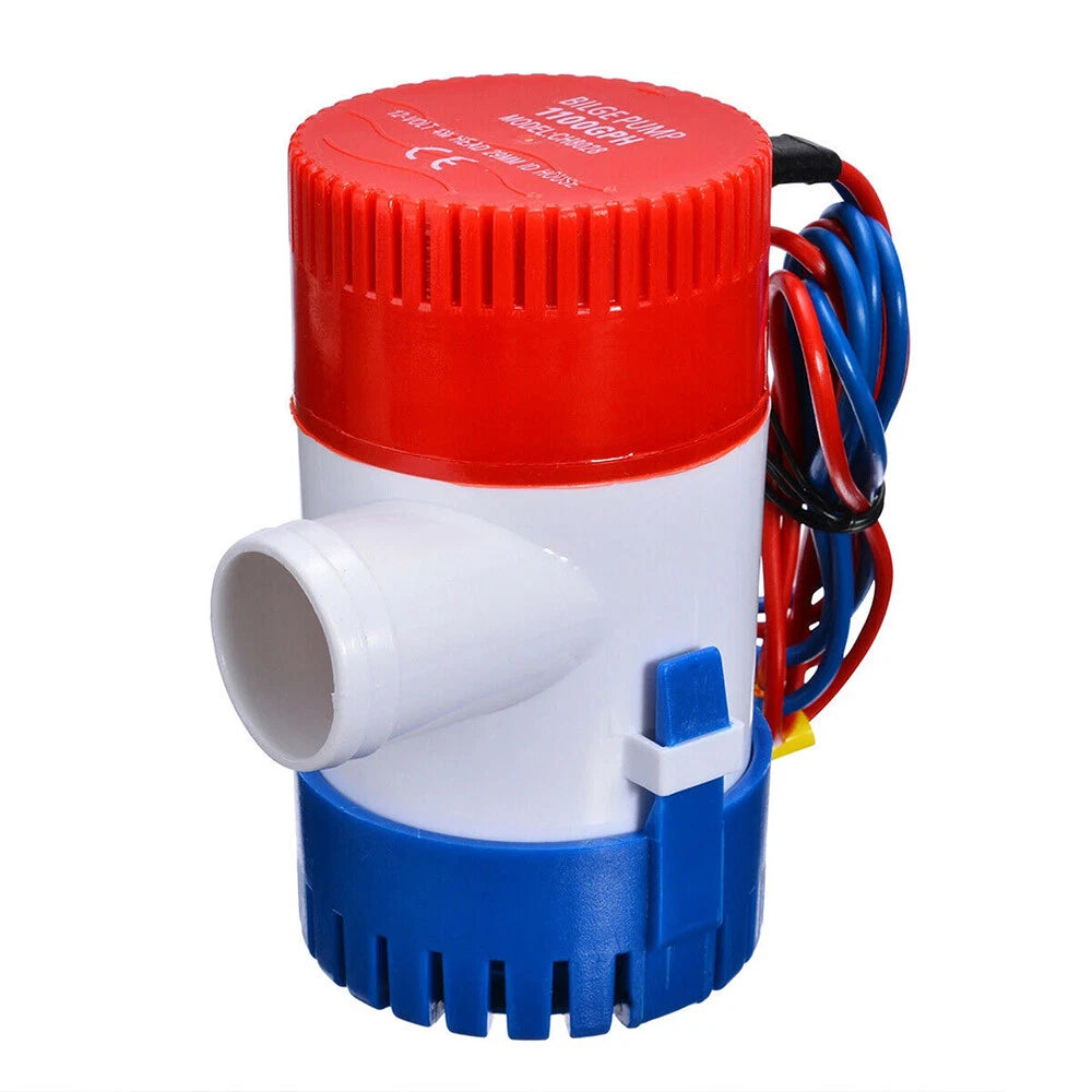 1100GPH 12V Electric Marine Bilge Pump Submersible Water Pump for Yacht Boat
