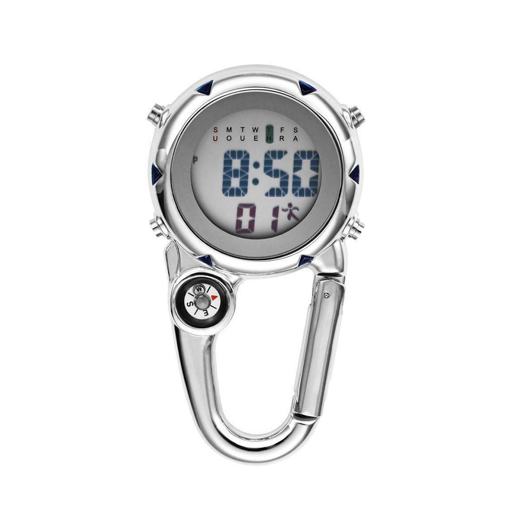 Clip-On Carabiner Fob Watch for Medical & Outdoor Professionals – Paramedic, Nurse, Chef, Hiker