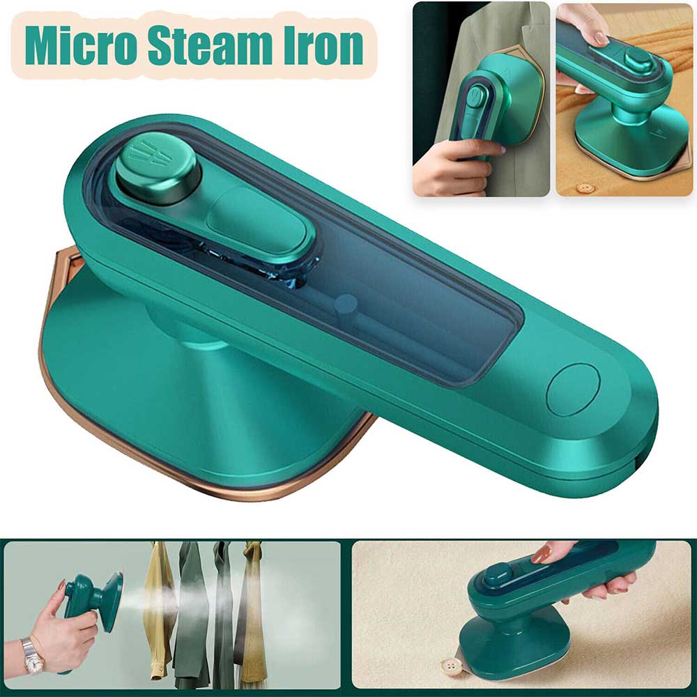 Portable Micro Steam Iron Mini Garment Steamer Handheld Clothes Ironing Machine