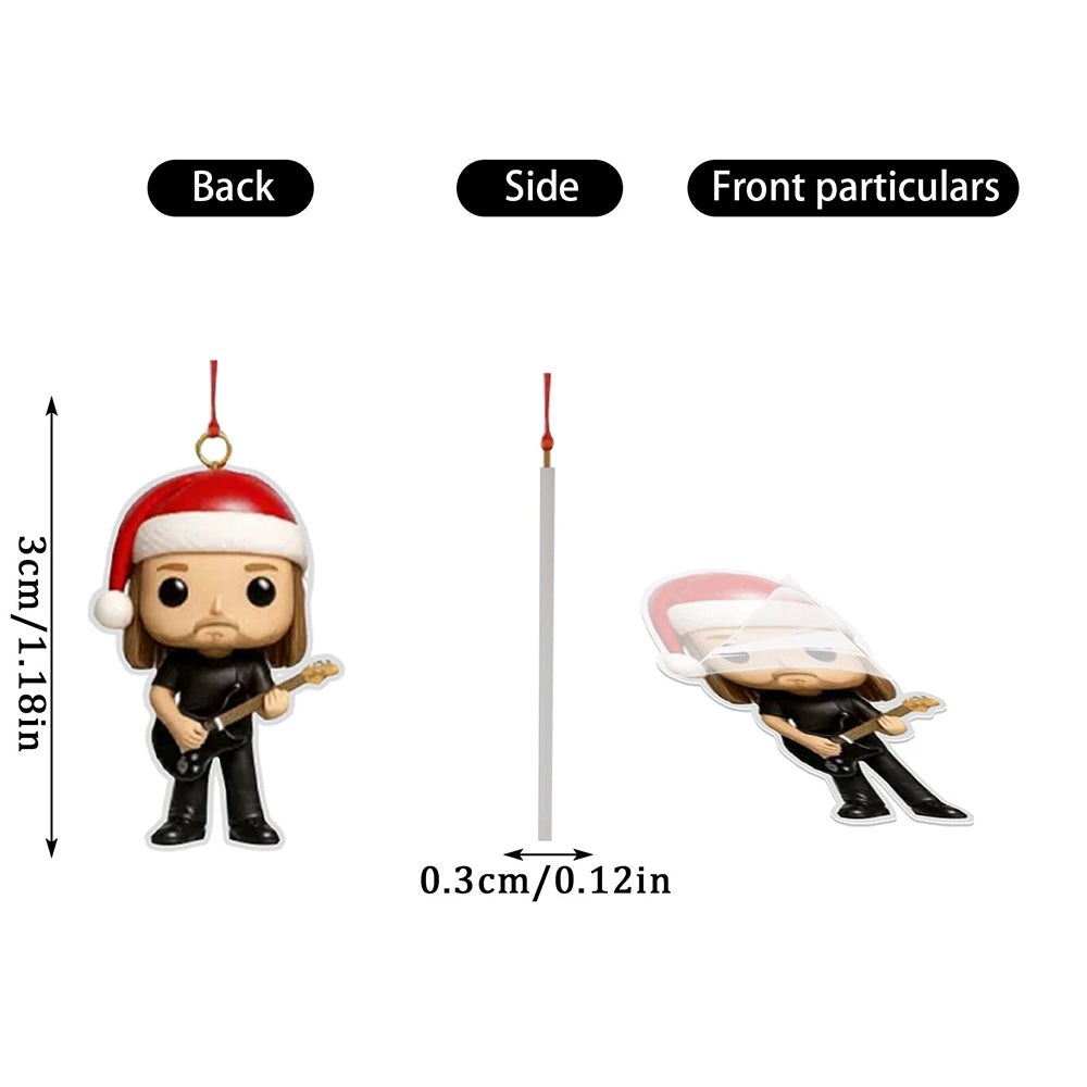 2025 Pink Floyd Advent Calendar 2D with 24 Tarot Card Pendants - Unique Christmas Countdown Gift