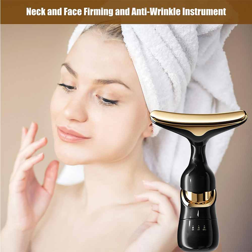 Electric Facial LED Beauty Neck Face Lifting Face Massager Anti Aging Care Women