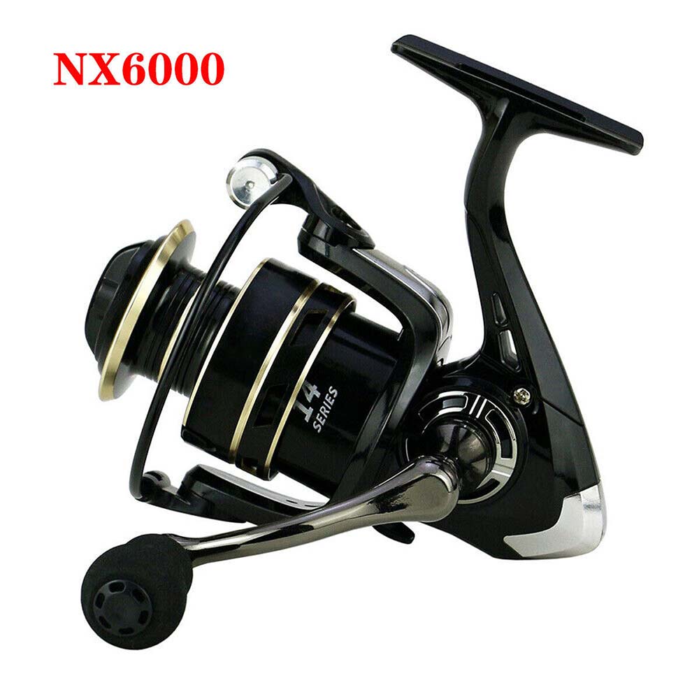 Fishing Reel HE2000-7000 Max Drag 10kg High Speed Metal Spool Spinning Reel