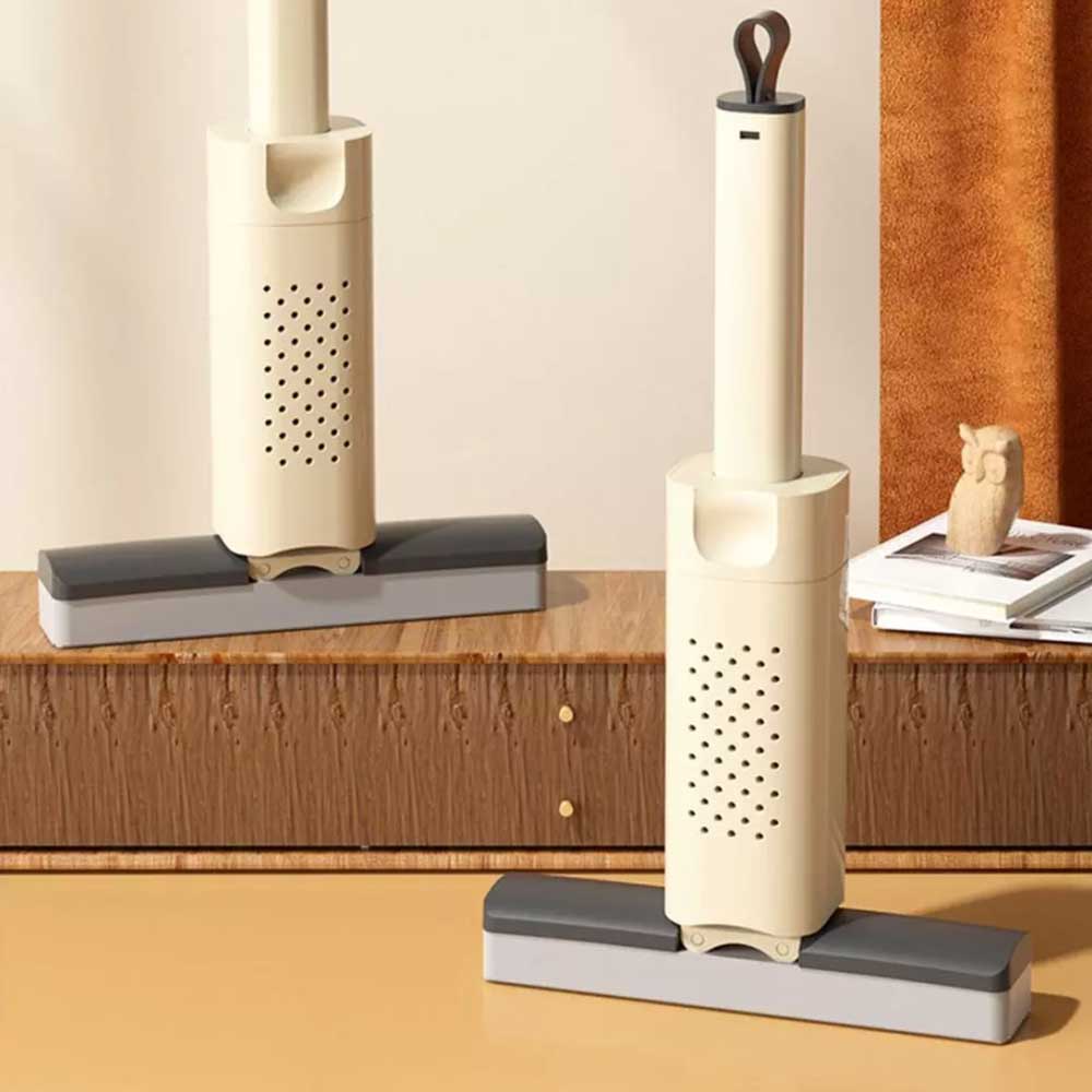 Foldable Hand-Washable Mini Mop, Portable Self-Wringing Small Mop For Kitchen