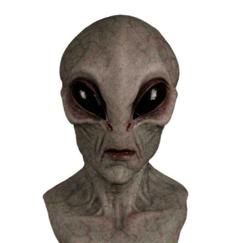Alien Latex Mask Scary Horror Masks Comfortable Soft Halloween Cosplay Props