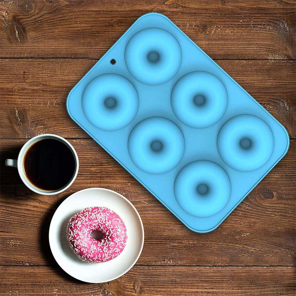 3PCS Silicone Donut Mold Set - Muffin Chocolate Cake Cookie Doughnut Baking Tray