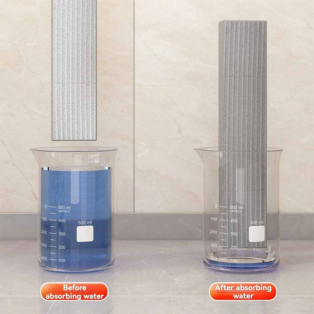 2-Pack Mini Self-Squeezing Sponge Mop – Desktop Kitchen Bathroom Cleaning Tool
