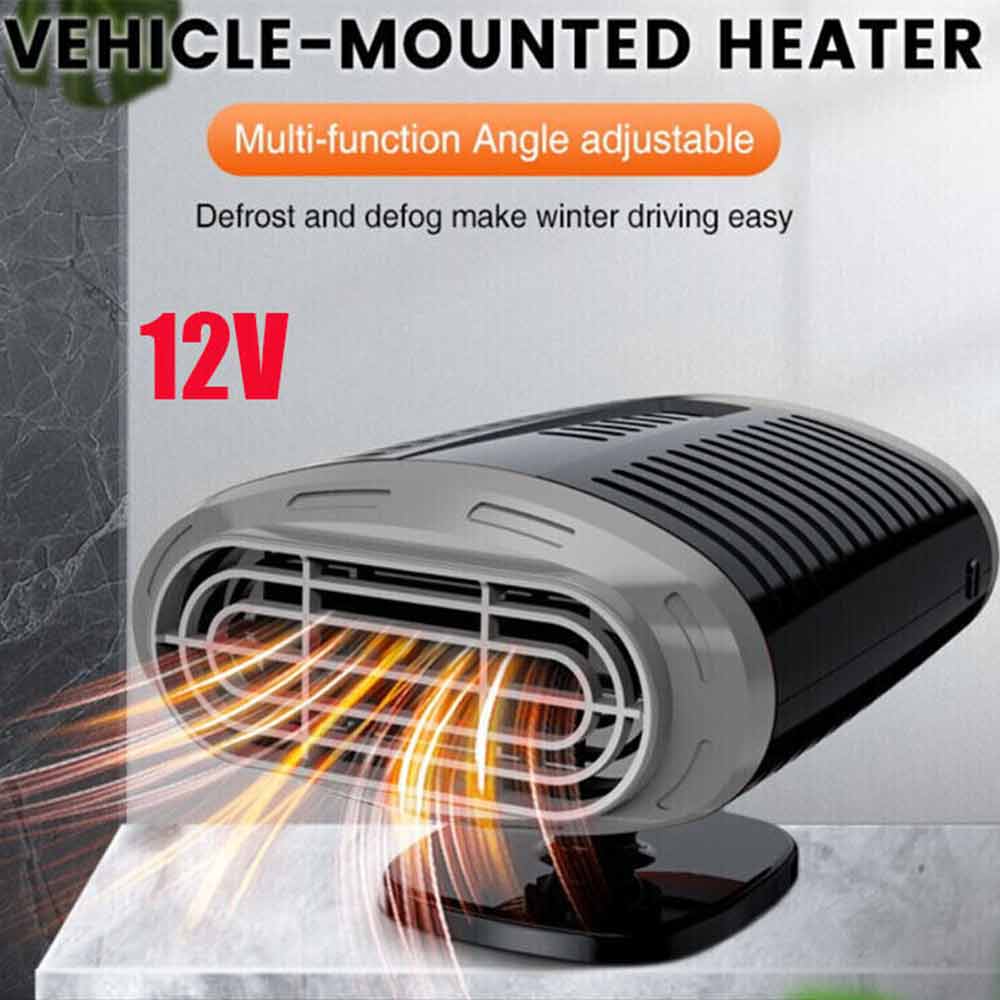 Electric Car Heater 12V Dc Heating Fan Defogger Defroster Demister Portable