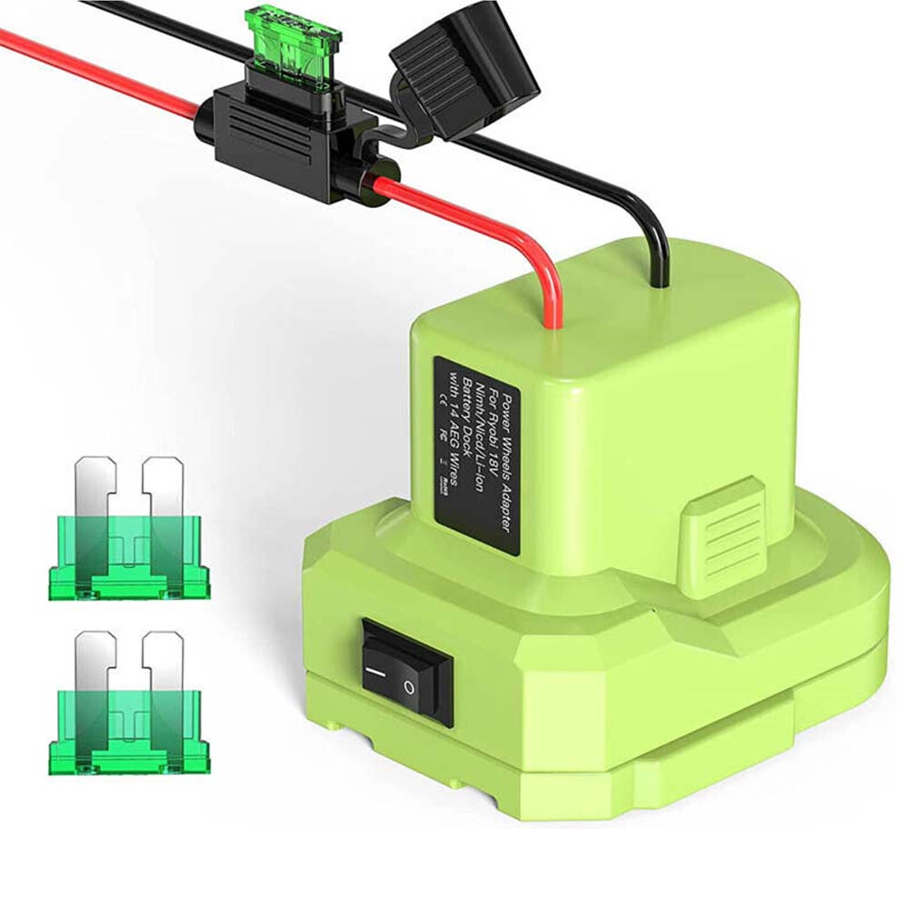 For Ryobi One+ 18V Ithium-ion Batteries DIY Battery Output Adapter Converter