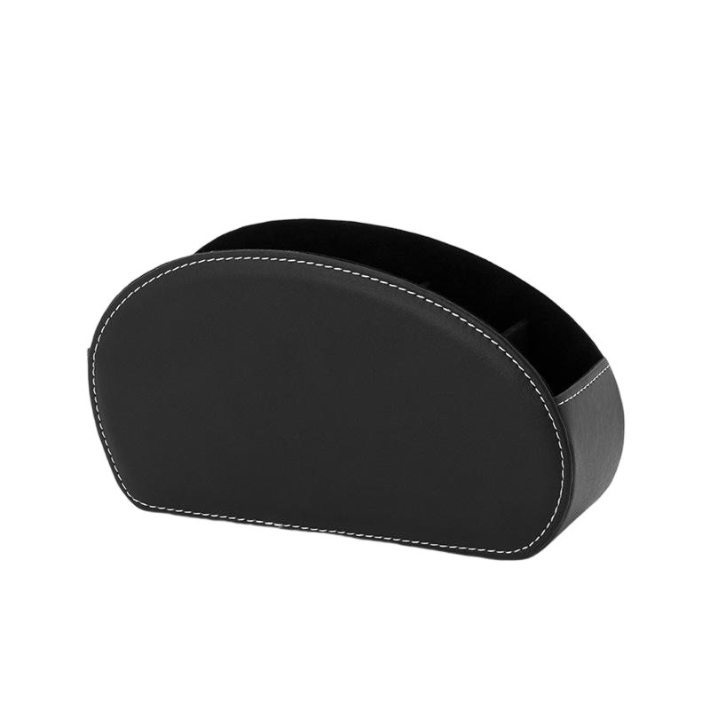 Storage Box PU Leather Phone And TV Remote Control Desk Organizer Holder Home