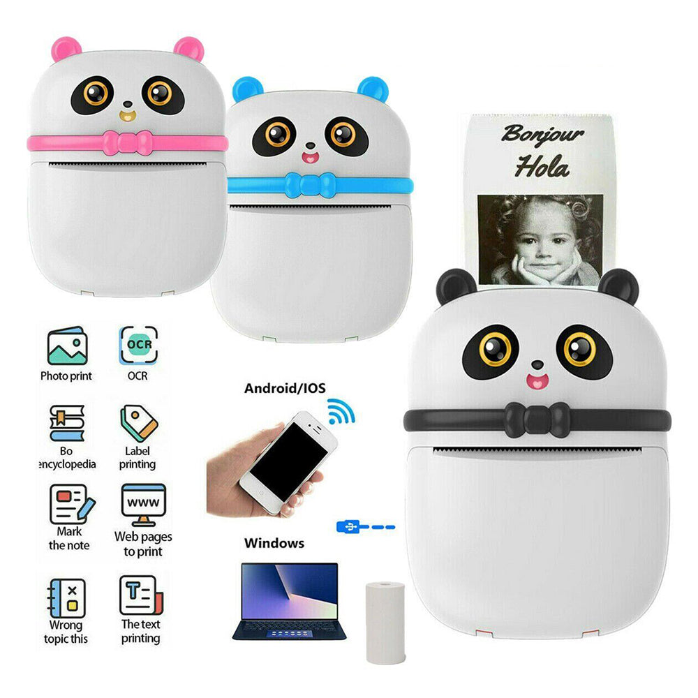 Mini Pocket Thermal Printer Bluetooth Mobile Phone Label Photos Printing