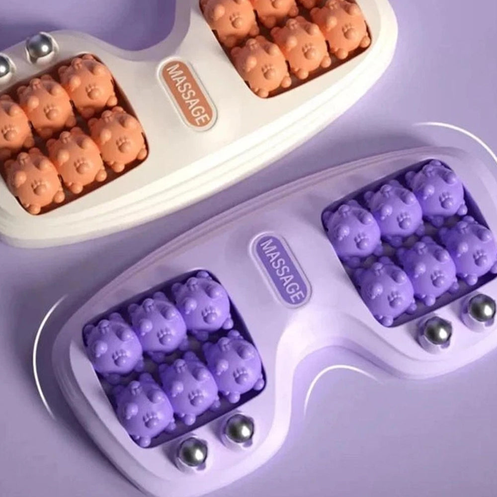 Foot Massager Roller Feet Acupressure Point Massage Pain Relief Relax