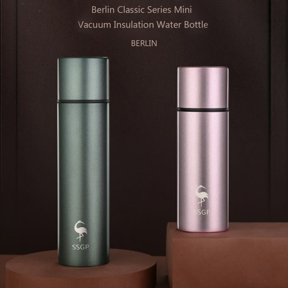 Thermos Water Bottle Mini Coffee Mug Vacuum Insulated for Hot Cold Drinks Office