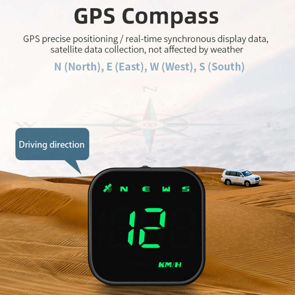 CAR DIGITAL GPS SATELITE SPEEDO SPEED MPH KMH HUD HEAD UP DISPLAY UNIVERSAL