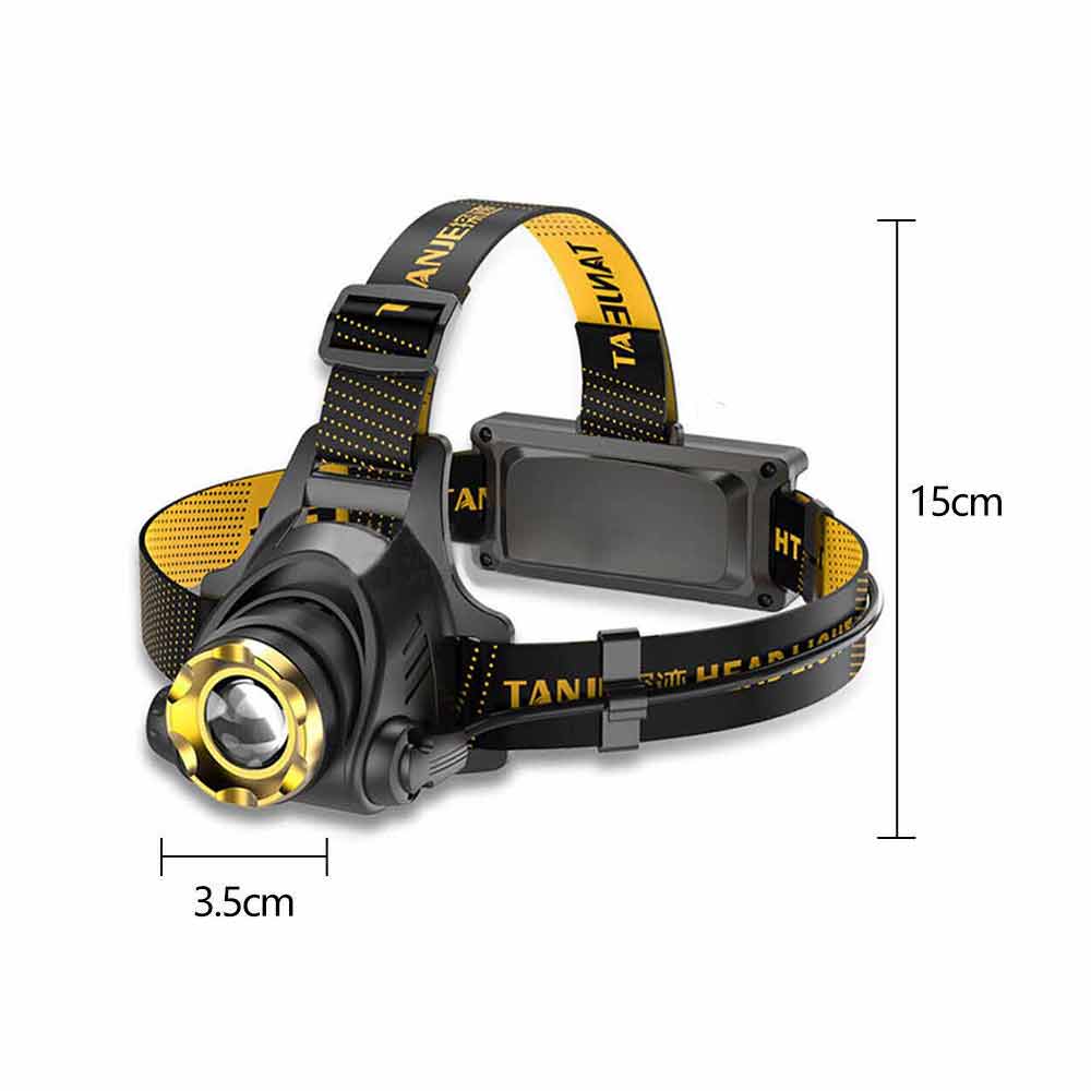 LED Headlamp USB Rechargeable Headlight Super Bright Head Torch Lamp Flashlight