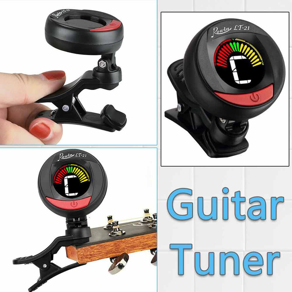 Clip On Tuner Guitar Tuner for Electric Acoustic Guitars Bass Chromatic Violin