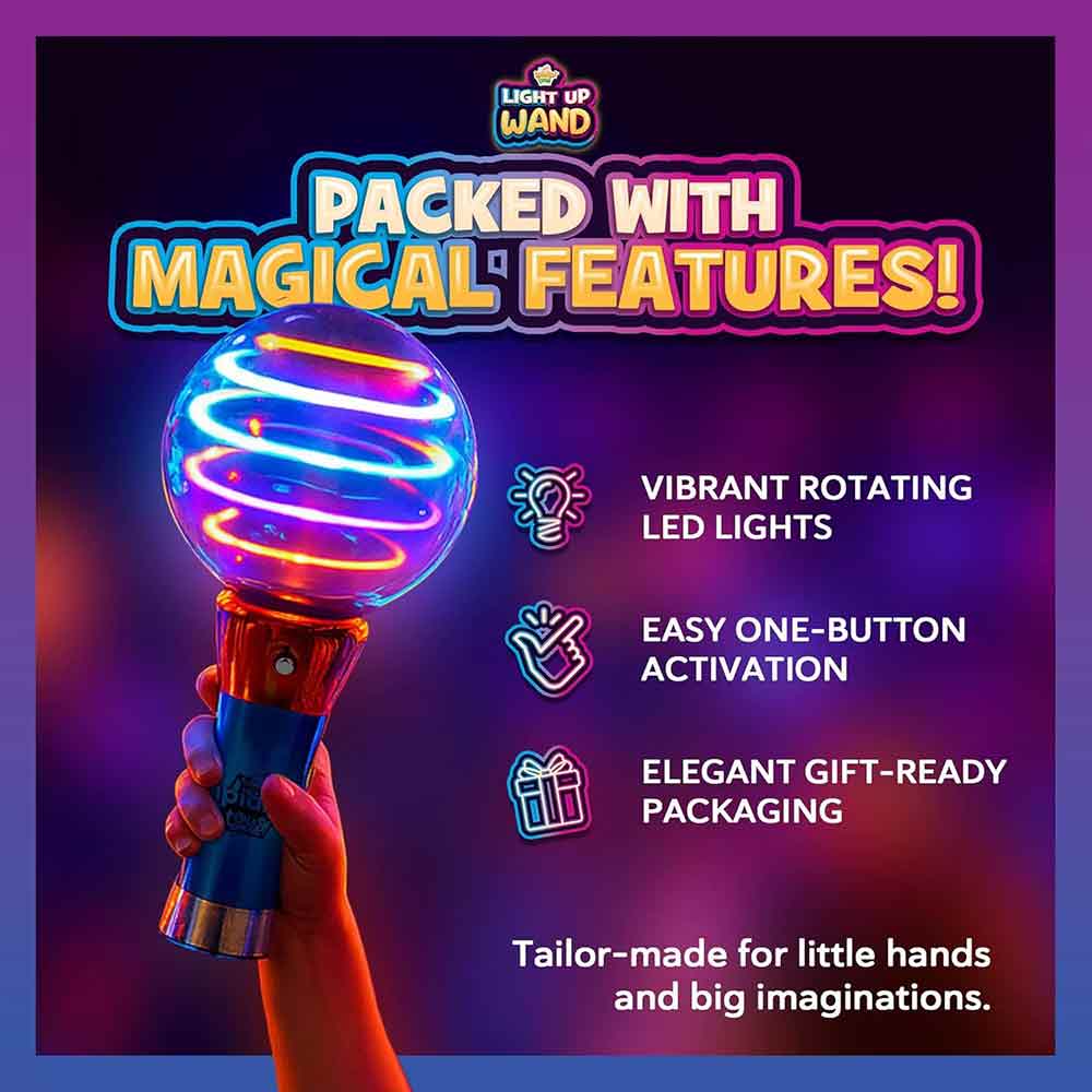 Musical Light Up Wand – Sensory Lights for Autism, Calming & Focus Toy