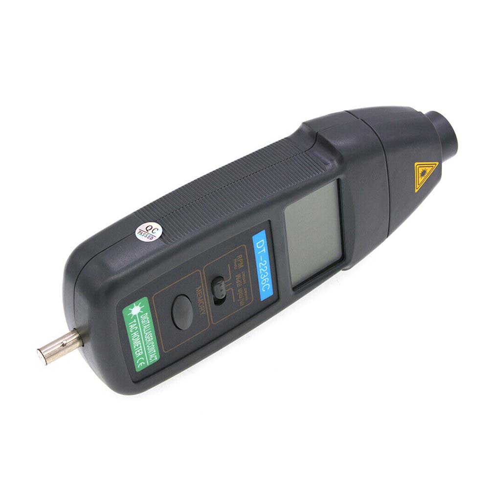 Digital Tachometer Contact Non-contact Speed Detector Meters Auto Ranging Tool