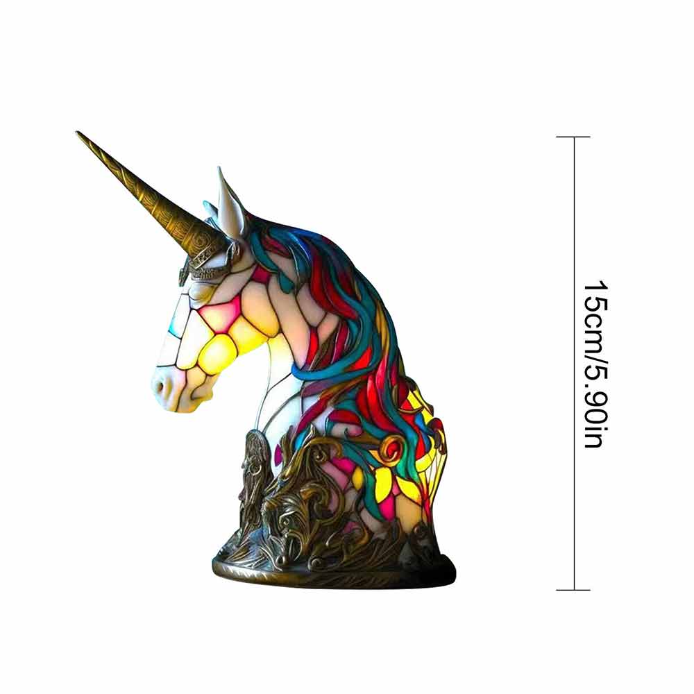 Colorful Dinosaur/Owl/Turtle/Mermaid/Unicorn/Wolf Animal Table Lamp Night Light