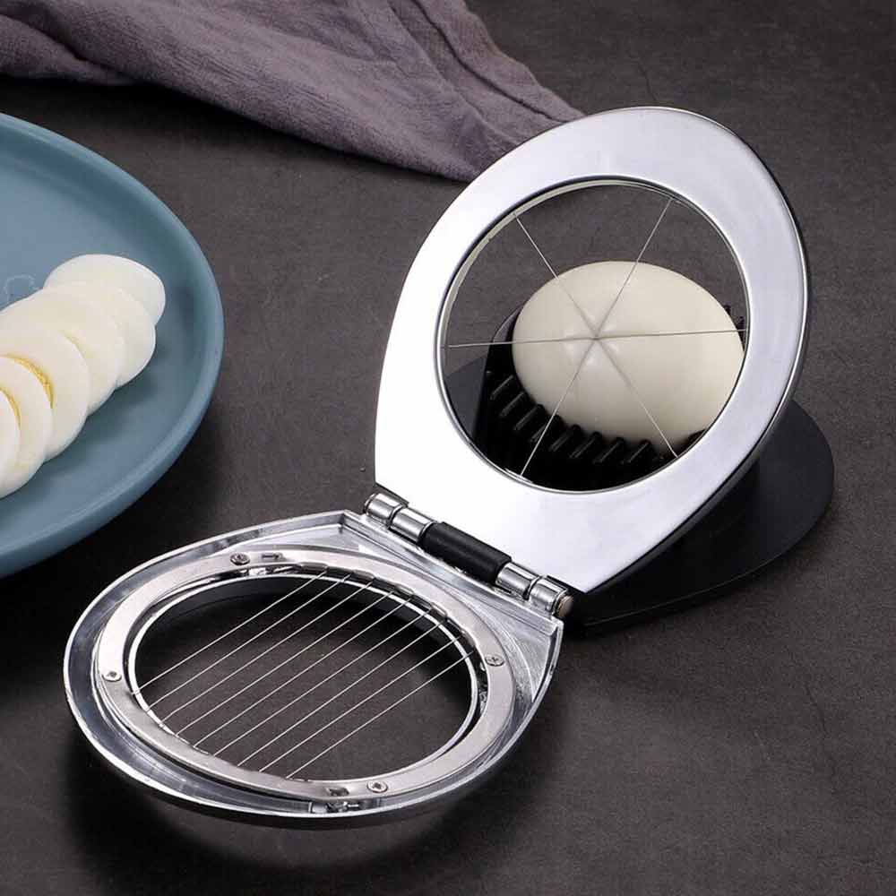 Egg Slicer Stainless Steel Mushroom Kitchen Chopper Tomato Boiled Cutter