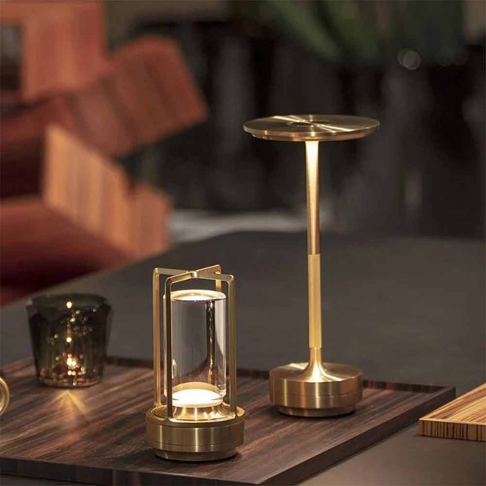 Rechargeable LED Table Desk Lamp Cordless Night Light Bar Hotel Decor