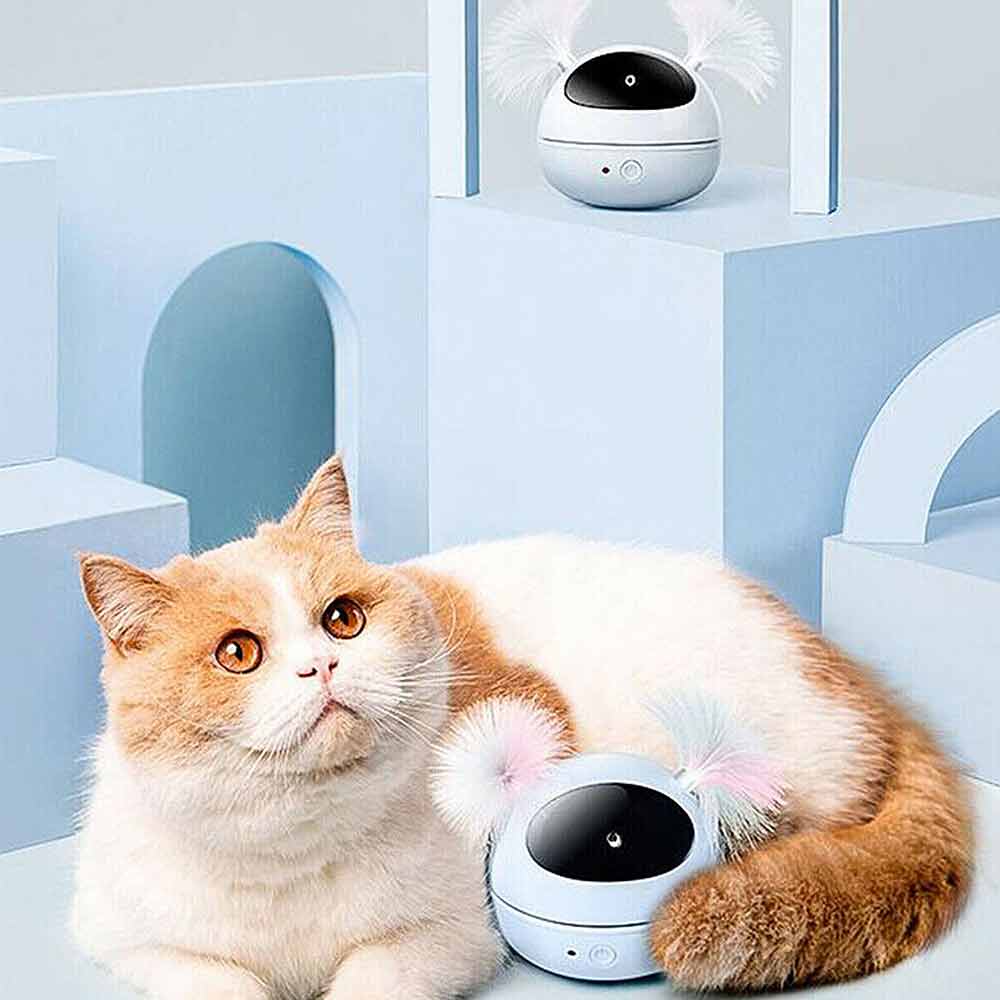 Automatic Laser Cat Toy Interactive Smart Kitten Laser Toy Battery-Powered