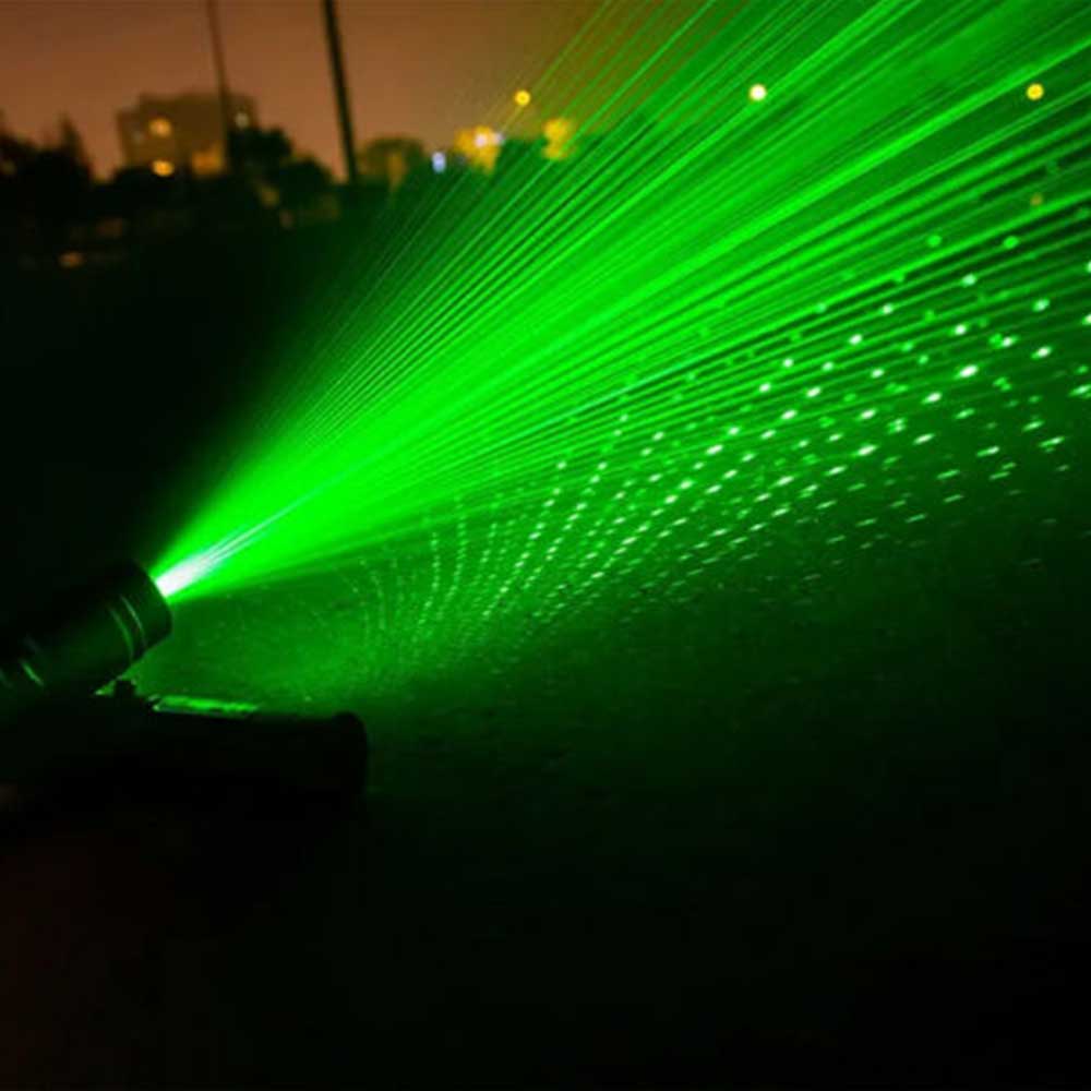 Red Aluminium Strong Green Beam Laser Pointer Pen USB Rechargeable 532nm Lazer